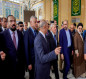 بالصور:رئيس الجمهورية يؤدي مراسم الزيارة لضريح الإمام علي بن أبي طالب (عليه السلام)