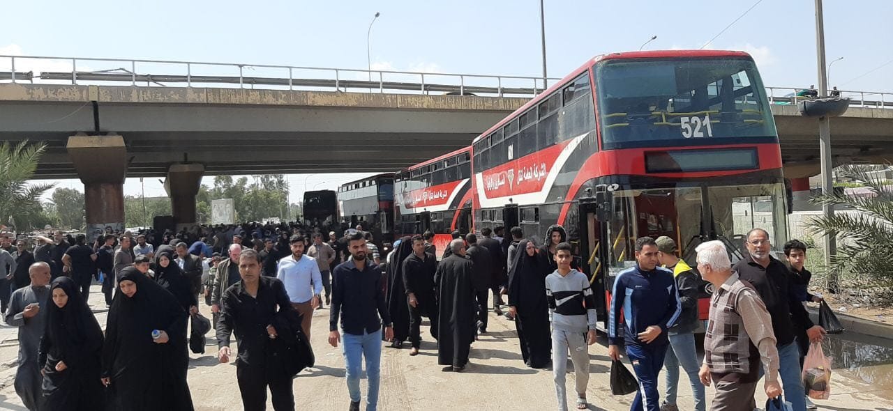 النقل: مشاركة 25 ألف مركبة خاصة و350 باصاً في نقل الزائرين