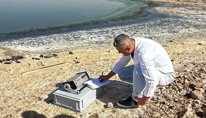 الرقابة النووية: تربة بحر النجف خالية من أي تراكيز إشعاعية غير طبيعية