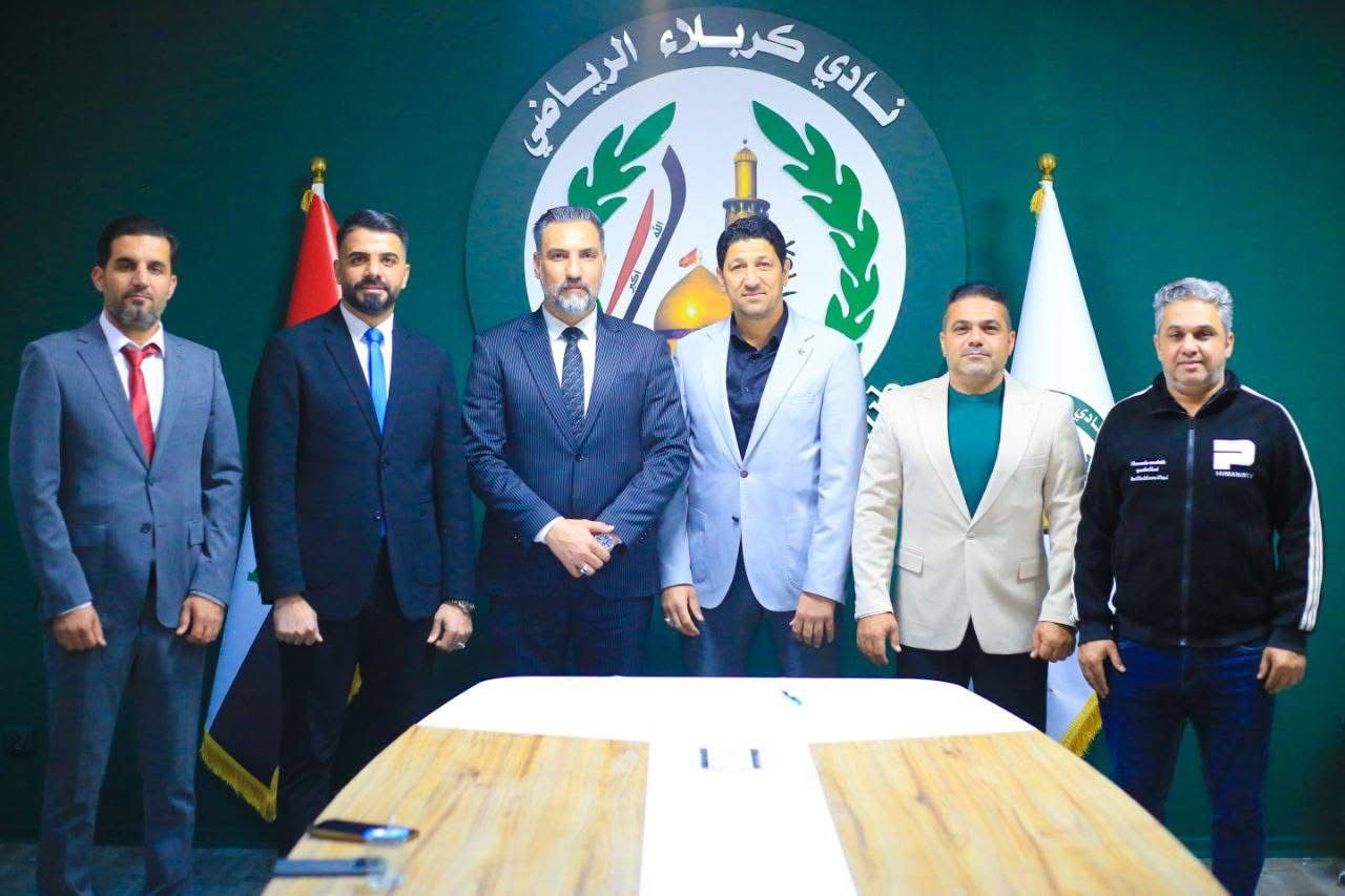 نادي كربلاء يعيد تنظيم جهازه الفني للصالات