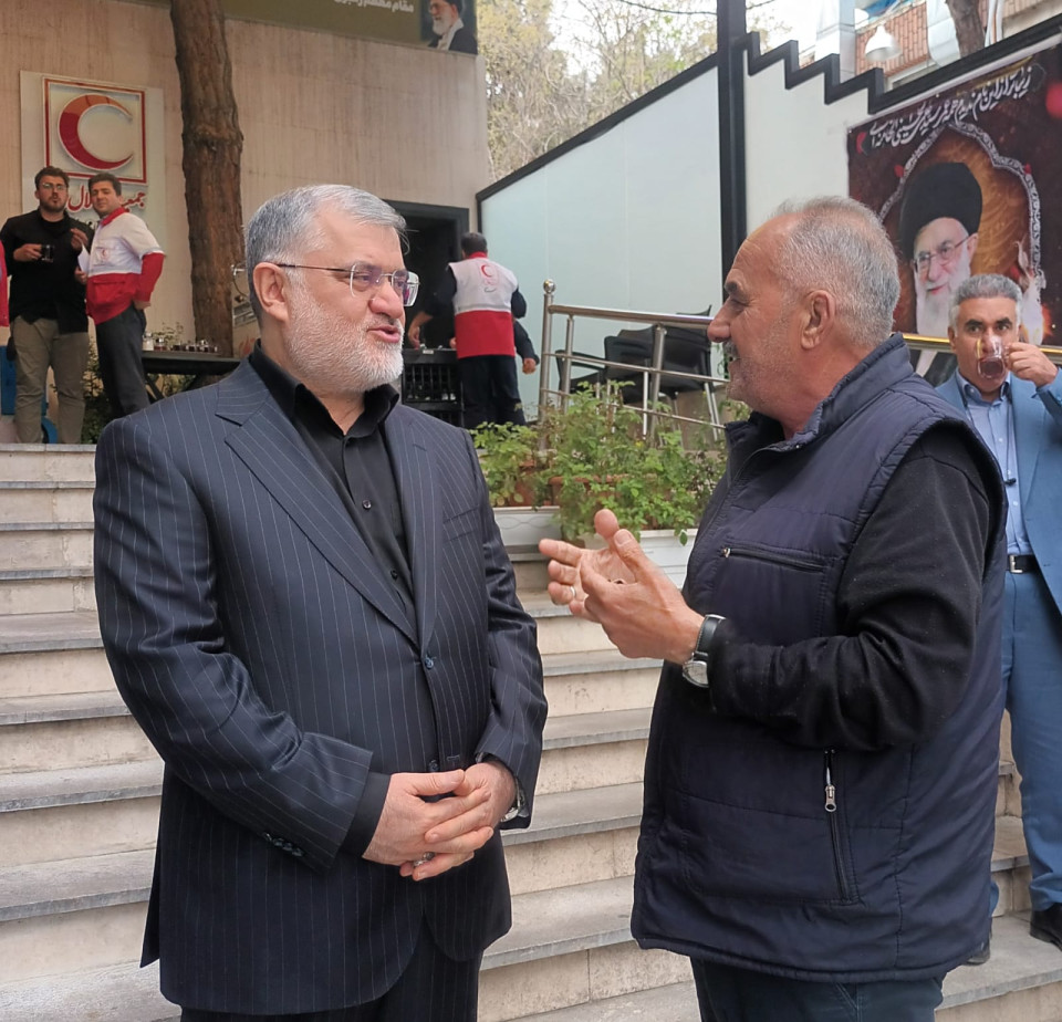 محافظ طهران يشكر الشيخ الكربلائي ويؤكد ان رسالة السيد السيستاني وما رافقها من دعم تجسد اسمى معاني الانسانية