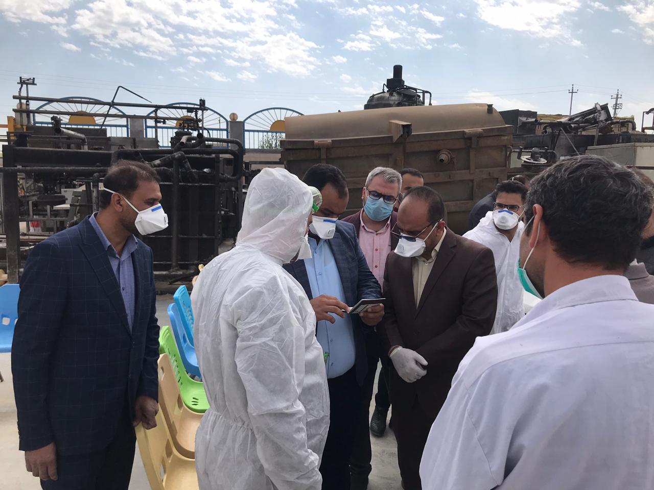 بالصور.. صحة كربلاء تعلن عن حجر عمال اجانب لاحد معامل الالبان بالمحافظة