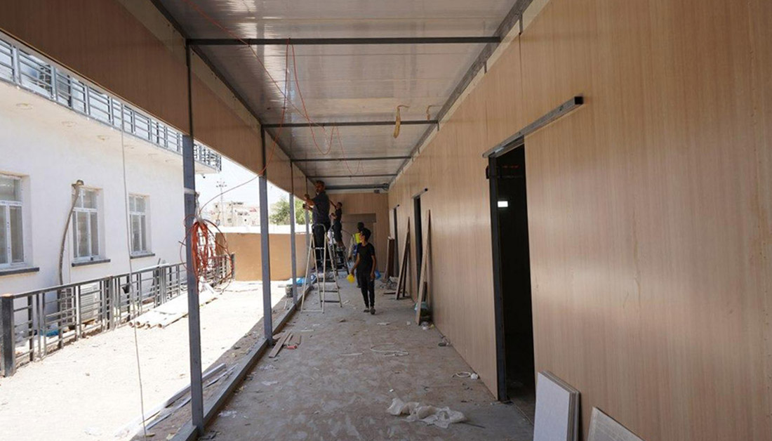 العتبة الحسينية: 80% نسبة الانجاز في مركز الشفاء لعلاج مرضى كورونا في ميسان