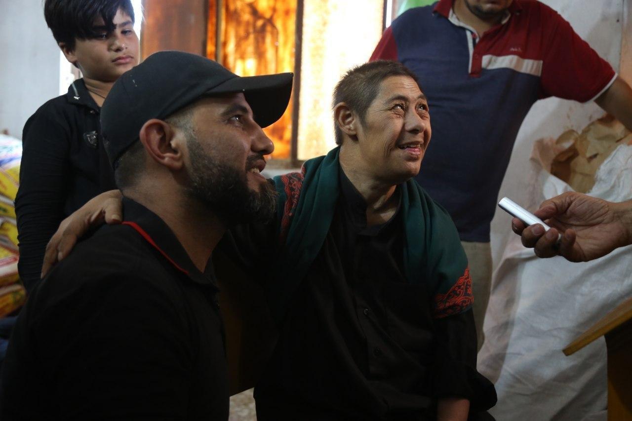 ذوي الاحتياجات الخاصة يشاركون في العزاء الحسيني (مصور)