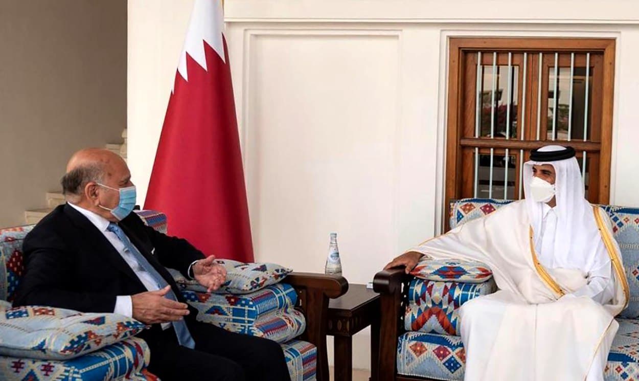 العراق وقطر يؤكدان ضرورة إيجاد الأُطُر الحوارية الصحيحة لحفظ أمن المنطقة