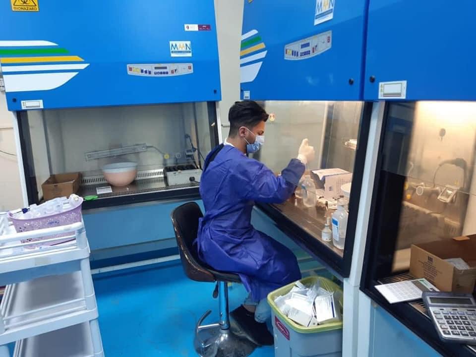 انخفاض عدد اصابات كورونا في العراق