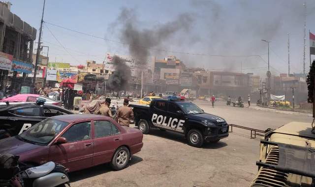 إصابات في صفوف المتظاهرين وعناصر الامن في الناصرية