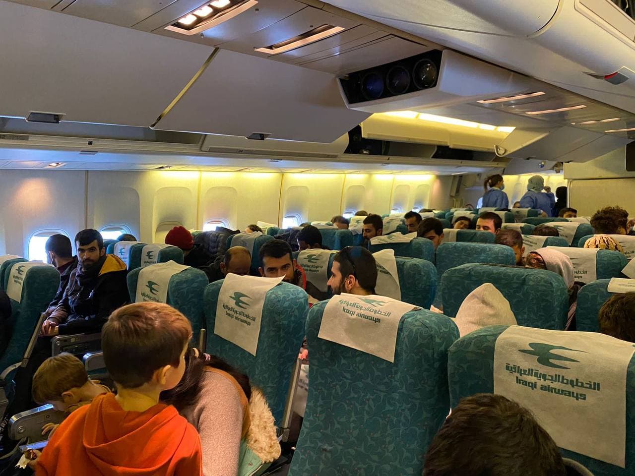 إجلاء وجبة جديدة من العراقيين العالقين على الحدود البيلاروسية