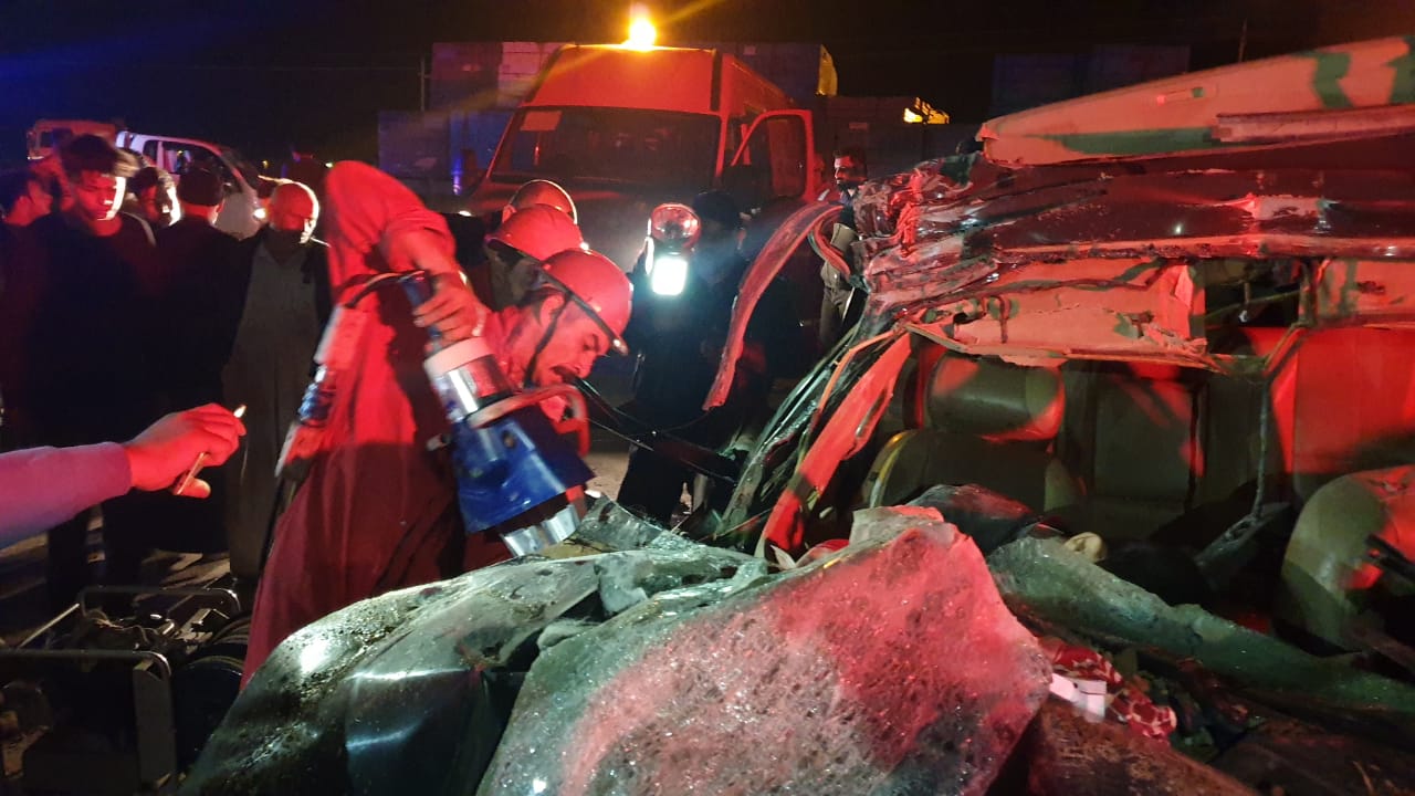 حادث مروّع يودي بحياة 4 مسؤولين في واسط