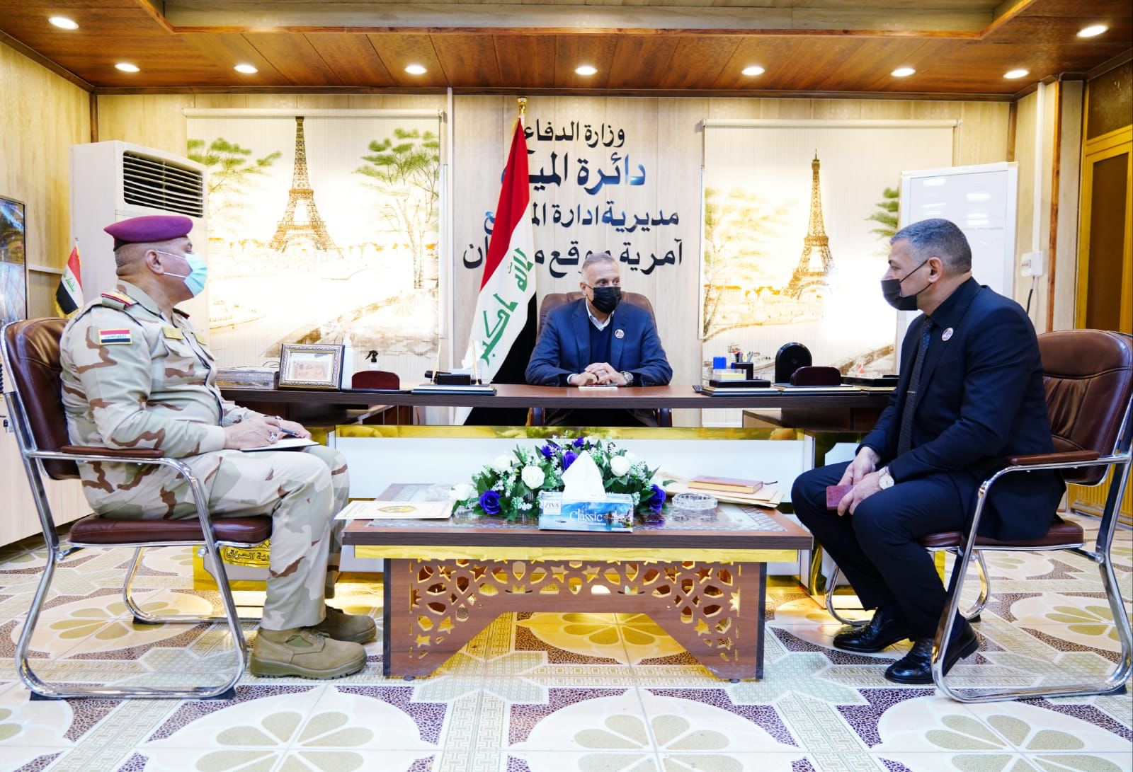 الكاظمي يجتمع برئيس محكمة استئناف ميسان الاتحادية