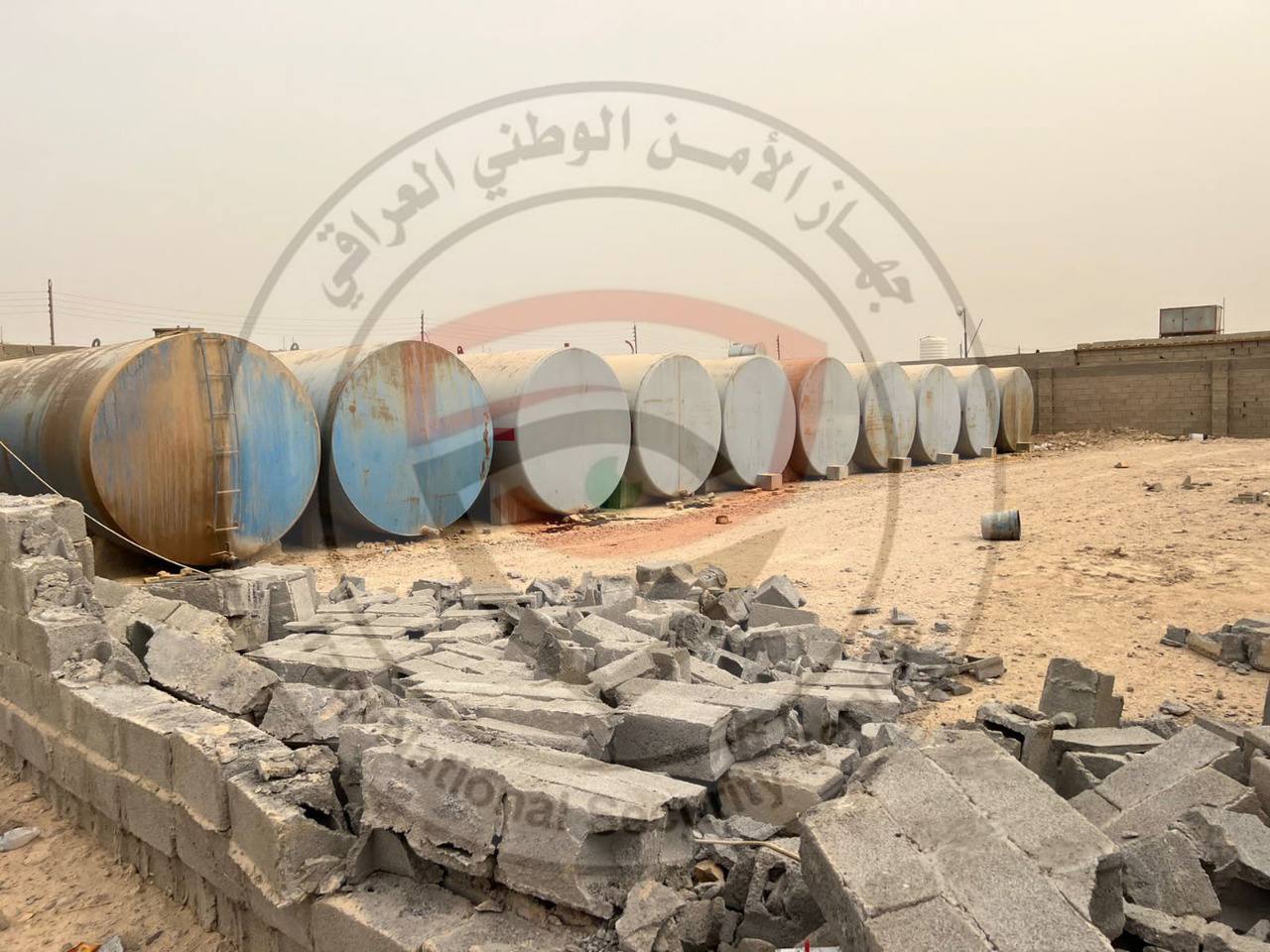 الأمن الوطني يضبط (18) وكراً و (320) خزان وقود مُعدة للتخزين والتهريب