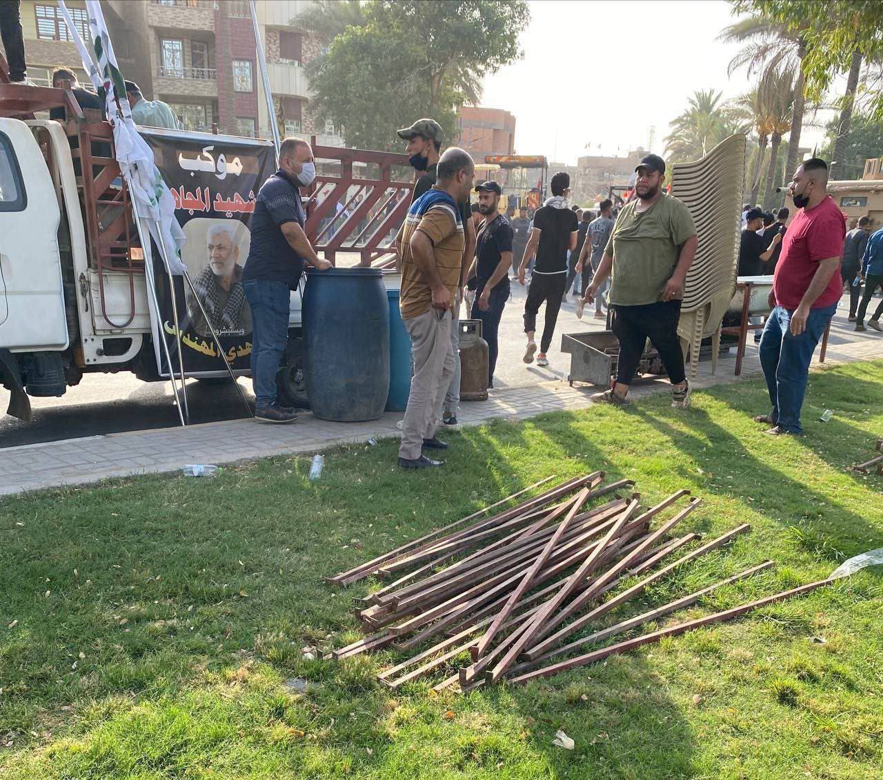 الإطار التنسيقي يسحب متظاهريه من موقع الجسر المعلق