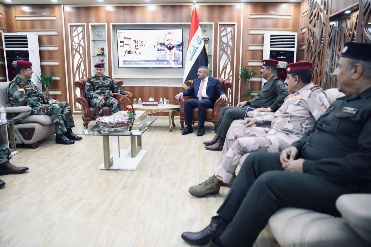 الداخلية والبيشمركة يؤكدان أهمية حماية الحدود ومنع تسلل الارهابيين