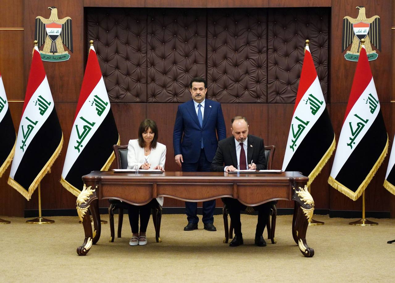بغداد وباريس توقعان مذكرة تفاهم لتعزيز التعاون وتبادل الخبرات