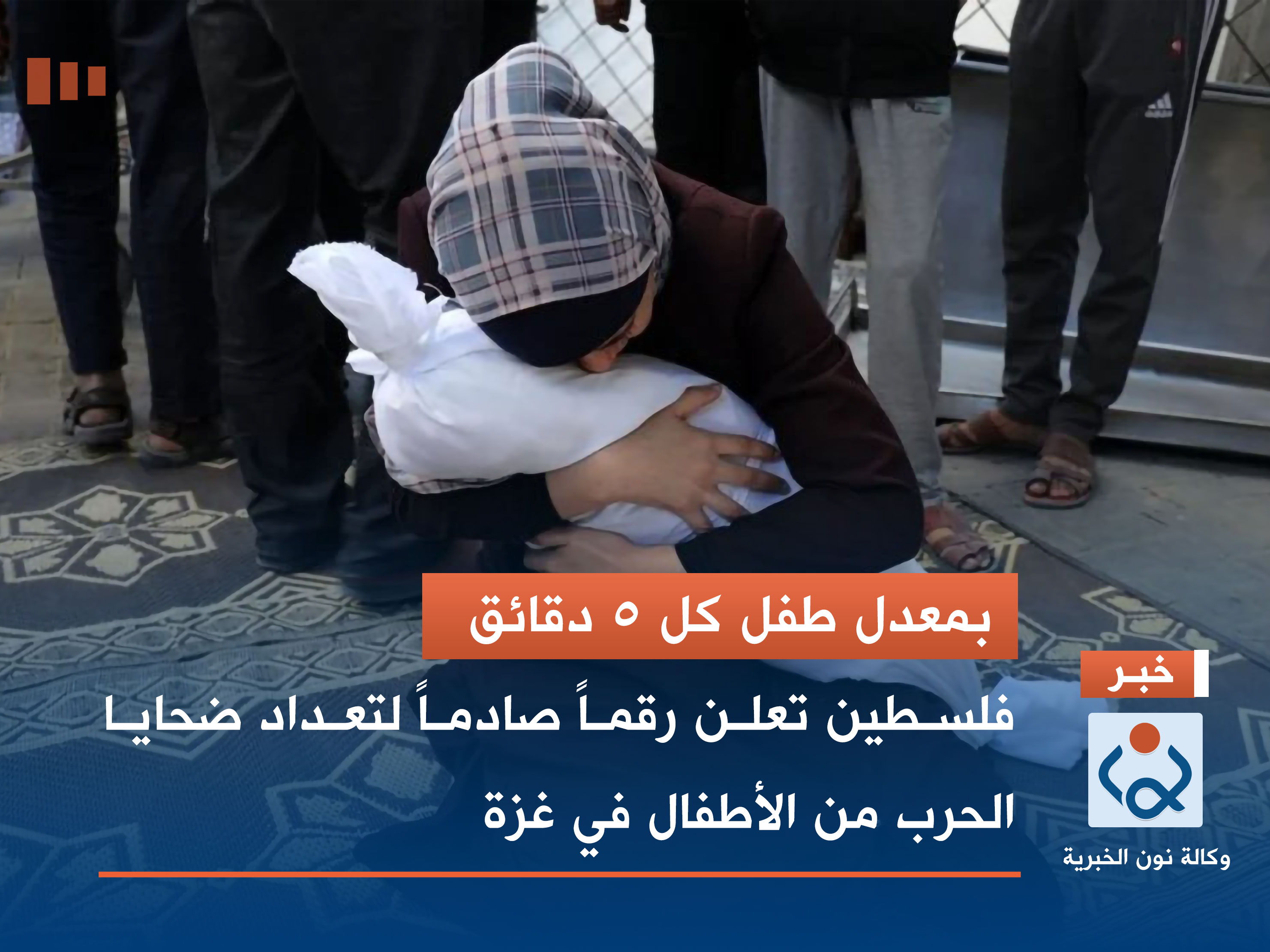 بمعدل طفل كل 5 دقائق.. فلسطين تعلن رقماً صادماً لتعداد ضحايا الحرب من الأطفال في غزة