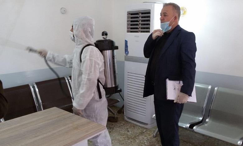 استئناف النجف تباشر اجراءات السلامة الصحية