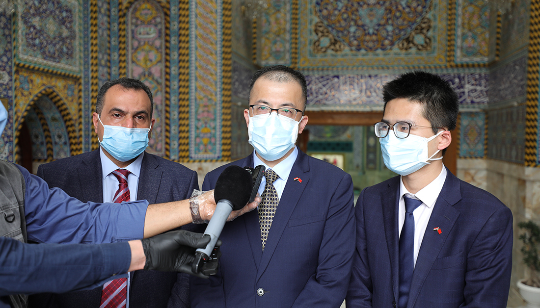السفير الصيني يزور كربلاء ويلتقي بممثل السيستاني:العراق ساعدنا عند ظهور كورونا وحان الوقت لنساعد العراق