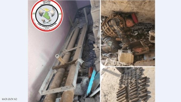 ضبط «صواريخ وأسلحة أخرى» في كركوك