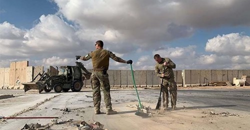 استهداف مطار بغداد بصاروخين من نوع كاتيوشا