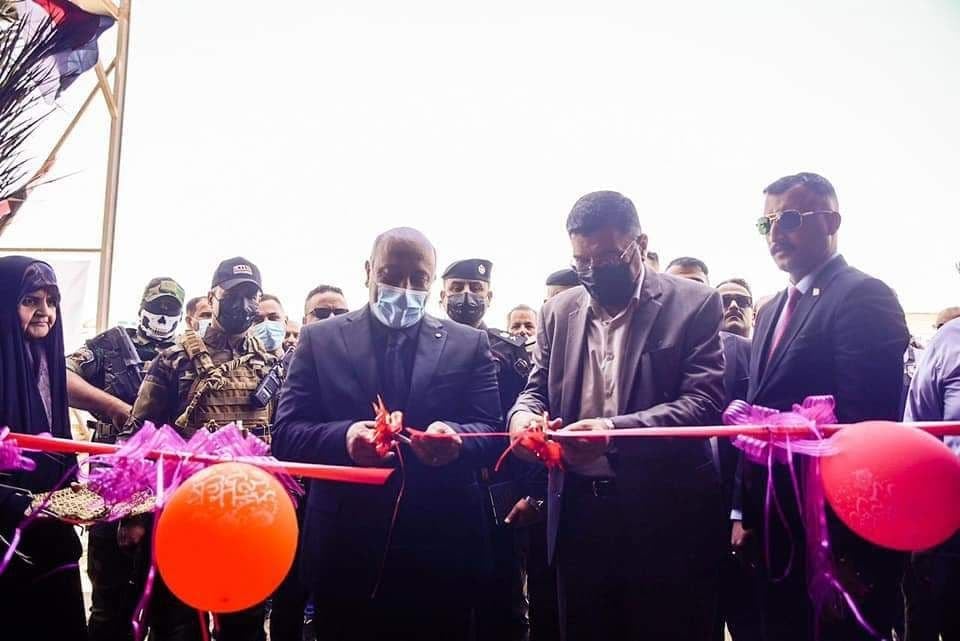 بعد تسع سنوات من التوقف :افتتاح محطة ضخ الرزازة الجديدة بكربلاء(مصور)