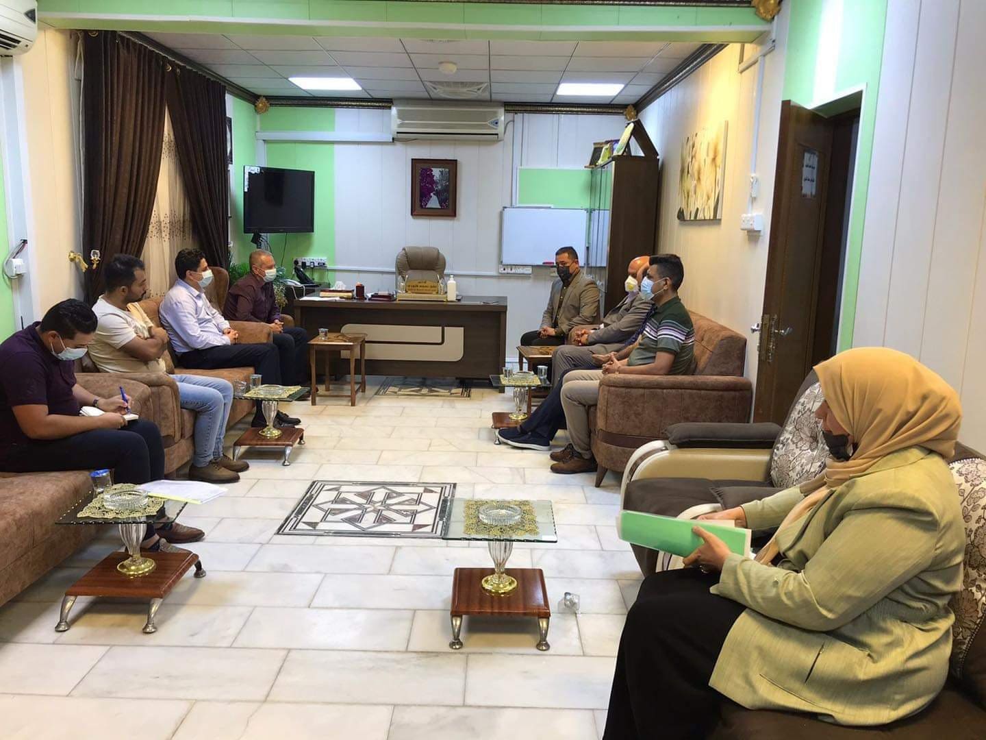 وفد وزاري يصل الى دائرة صحة ميسان لمتابعة حالات التسمم في المحافظة