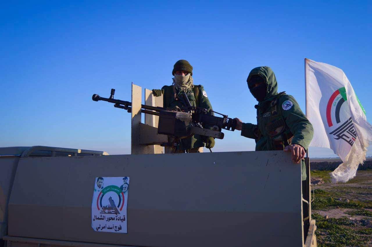 الحشد الشعبي يلاحق فلول داعش في محيط آمرلي