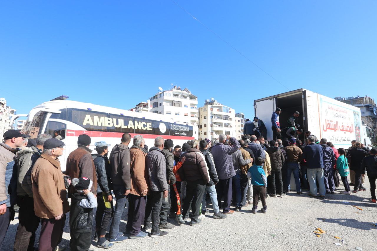 كربلاء.. انطلاق القافلة الاغاثية الانسانية الثانية الى الشعب السوري المنكوب مع زيادة بتجهيز حليب الاطفال