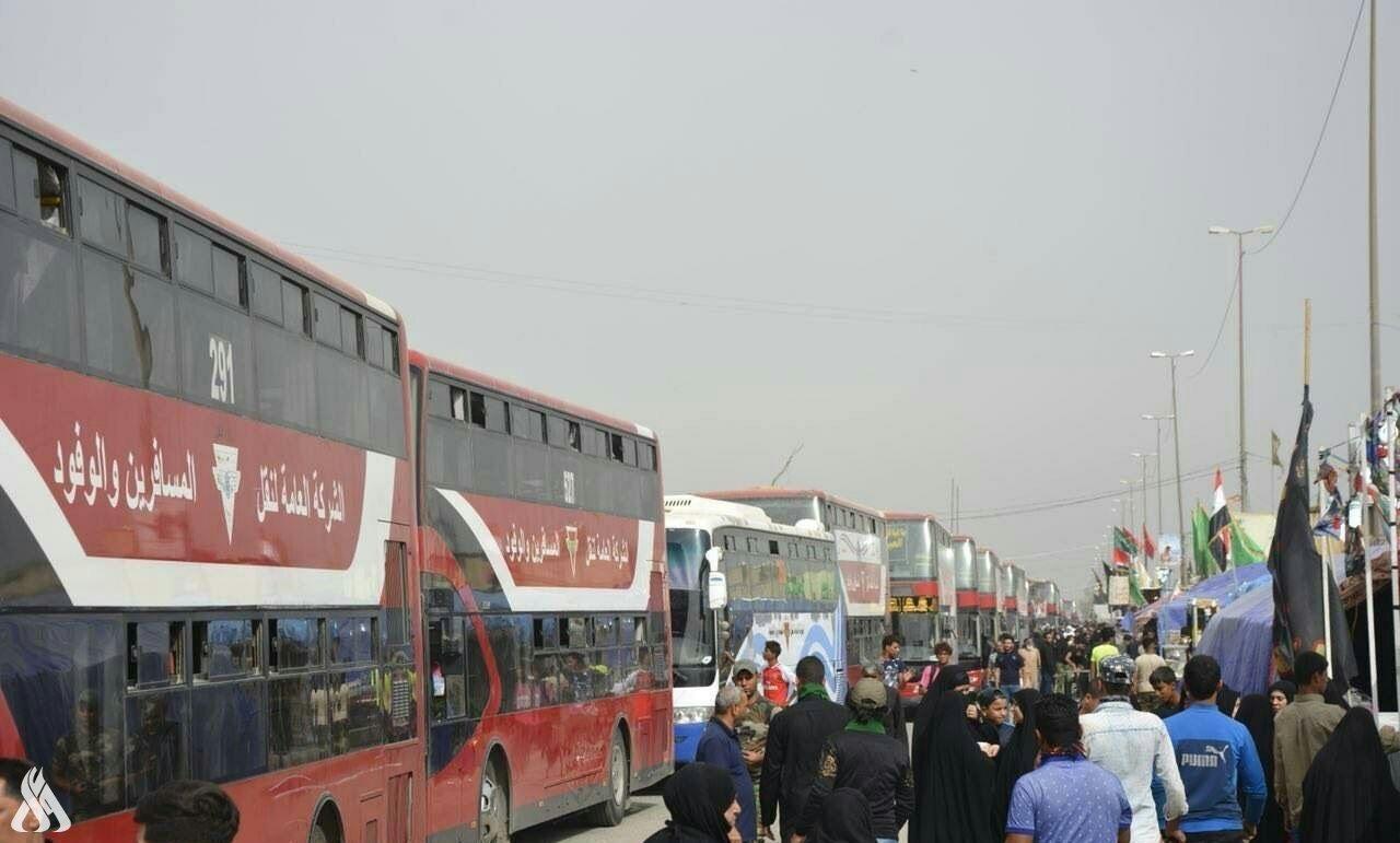 وزارة النقل: مشاركة 16 قطارا وأكثر من 700 باص لنقل زوار الاربعين