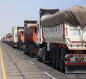 400 شاحنة محملة بالسلع تعبر من منفذ مهران الى العراق يوميا