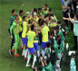 قذيفة  ترسل البرازيل إلى ثمن نهائي كأس العالم