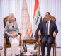 مباحثات حول غسيل الأموال وتمويل الإرهاب بين السفيرة الأمريكية والبنك المركزي العراقي