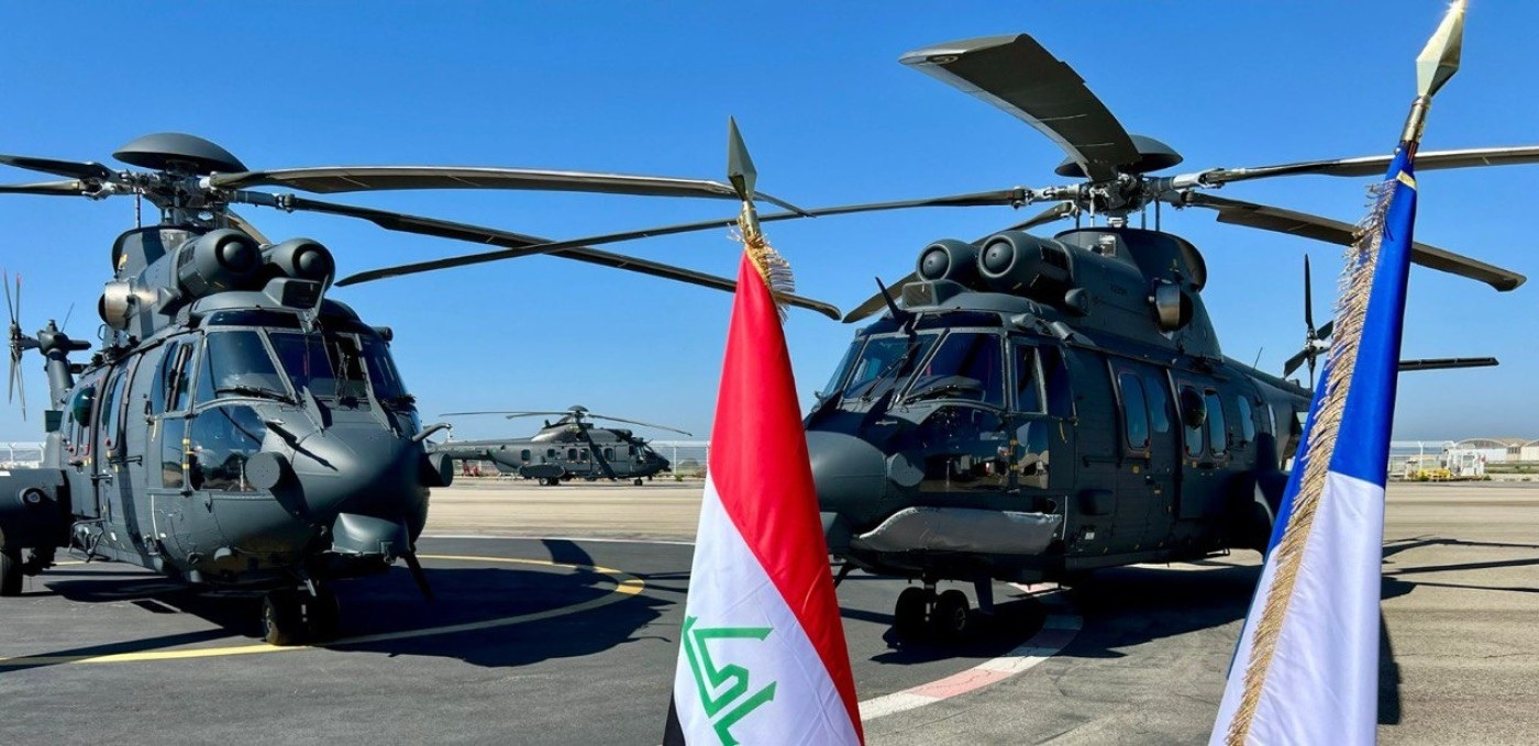 العراق يتسلّم طائرتين "كاراكال" من فرنسا.. والدفاع تحدد موعد دخولها الخدمة (صور)