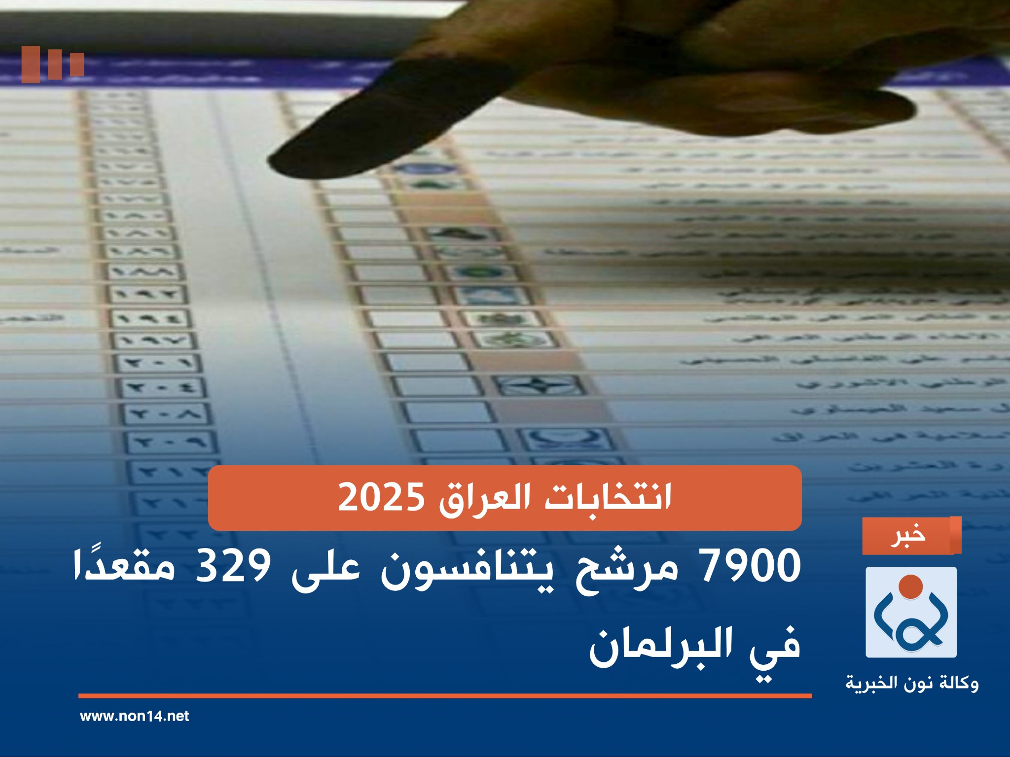 انتخابات العراق 2025.. 7900 مرشح يتنافسون على 329 مقعدًا في البرلمان