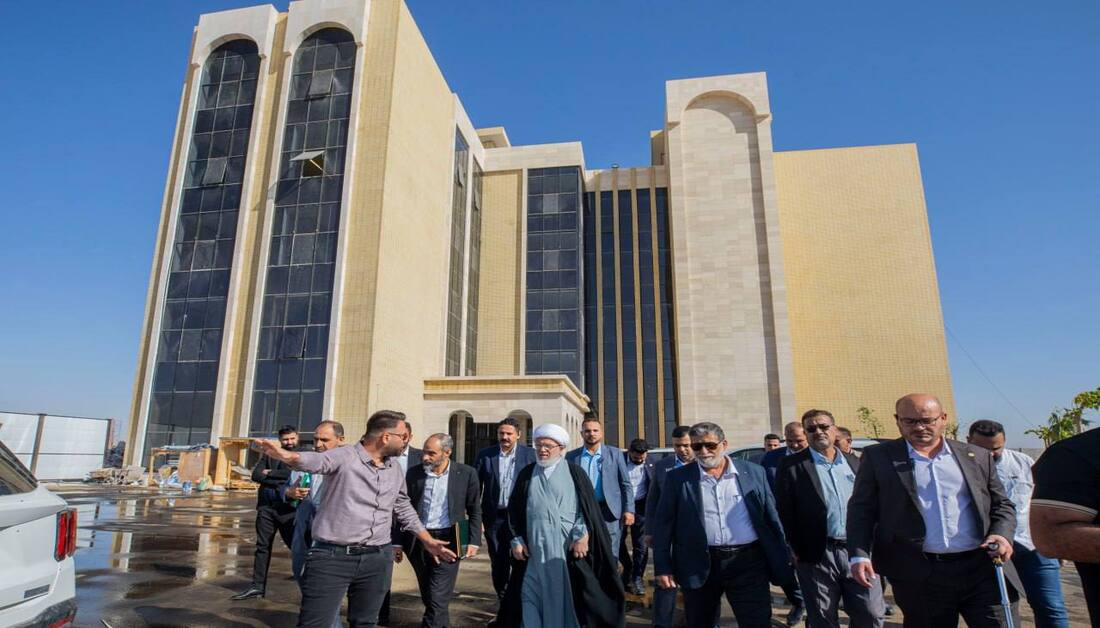 ممثل المرجعية العليا يزور كلية الأسباط الجامعة ويطلع على آخر مراحل المشروع