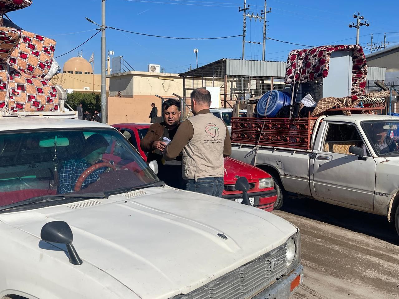 (111) نازحاً عادوا من اربيل إلى مناطقهم الأصلية في نينوى (صور)