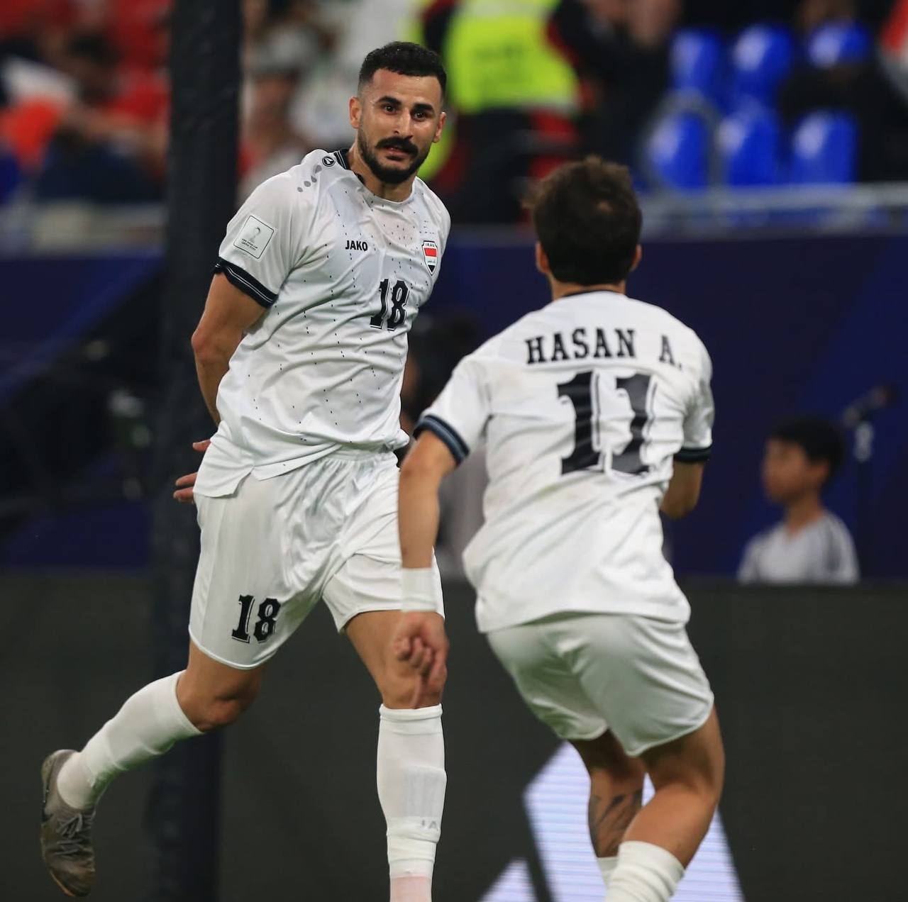 أيمن حسين ونجوم العراق يكشفون سر الفوز على البحرين