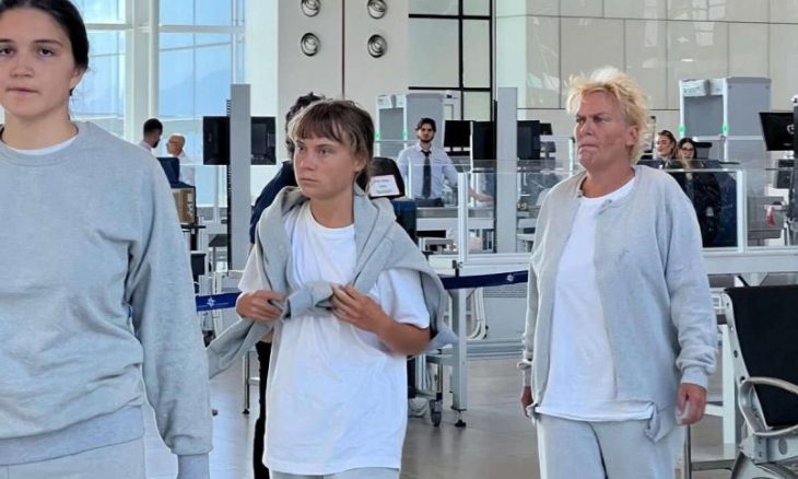 توقيف الناشطة السويدية غريتا تونبرغ أثناء تظاهرة مؤيدة لفلسطين في لندن