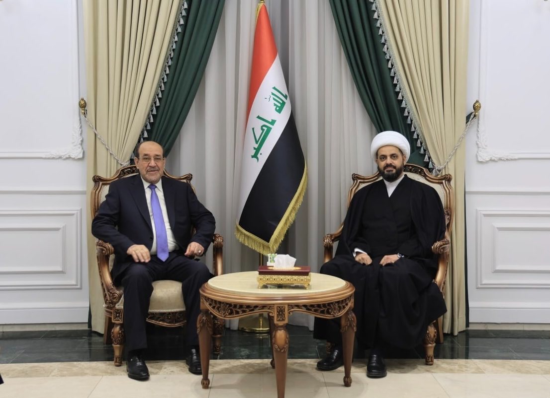 المالكي والخزعلي يتفقان على أن ما يجري هو "انسداد سياسي"