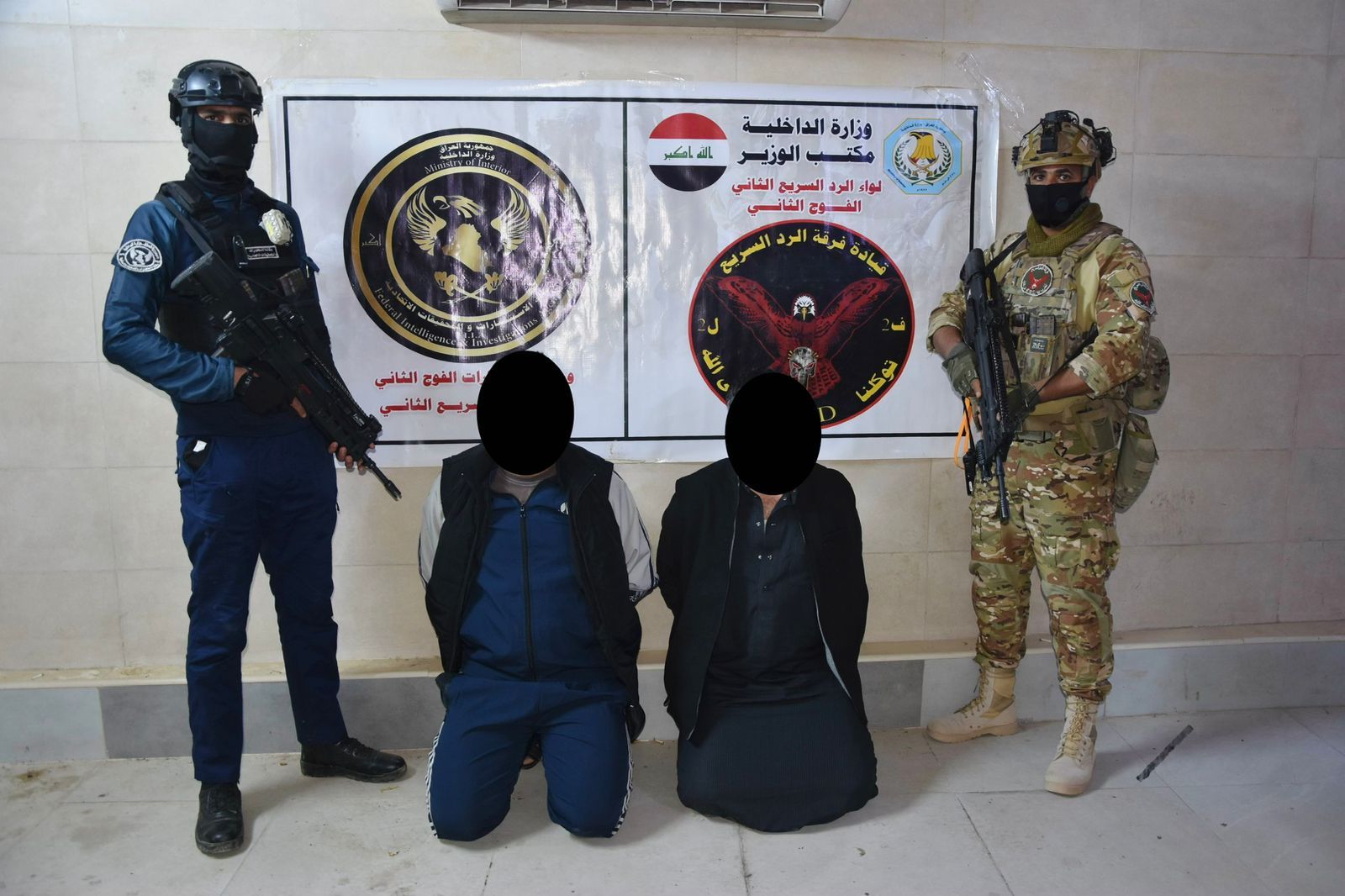 بعد مشاركتهما بجريمة قتل.. الاطاحة بارهابيين فرا من الأنبار إلى الديوانية