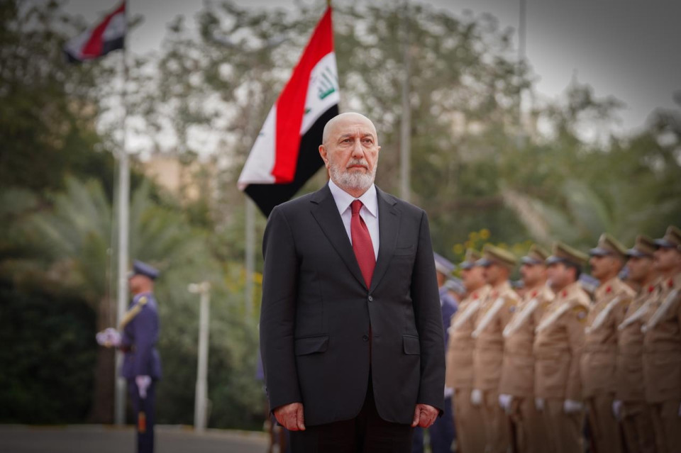 نزار آميدي يتسلّم رئاسة العراق: التداول السلمي للسلطة يعزز استقرار الدولة (فيديو)