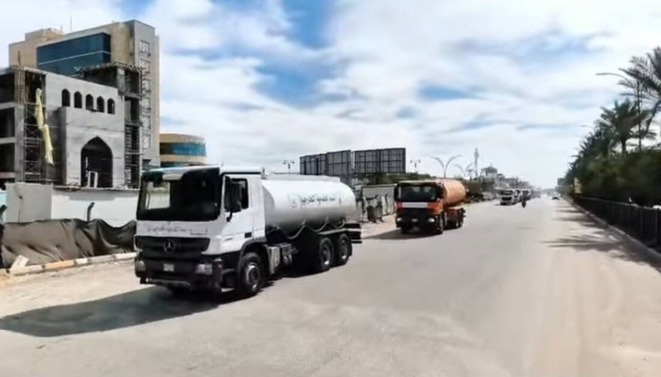 العتبة الحسينية  تنشر حوضيات مياه الشرب في أحياء محافظة واسط