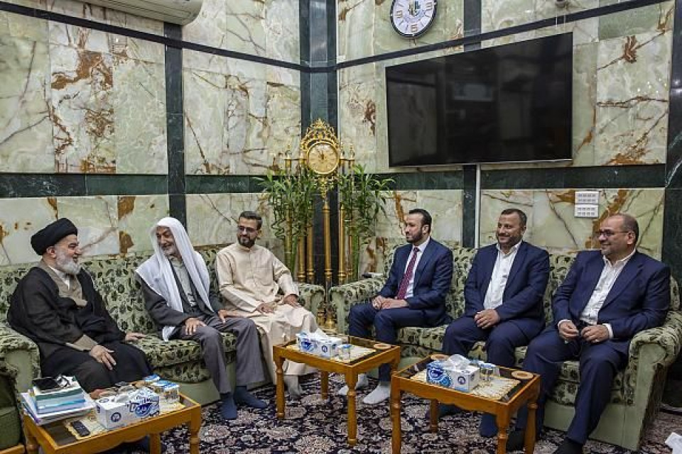 السيد احمد الصافي يؤكد: مصحف النجف رد عملي على الشبهات التي يُرمى بها اتباع اهل البيت عليهم السلام