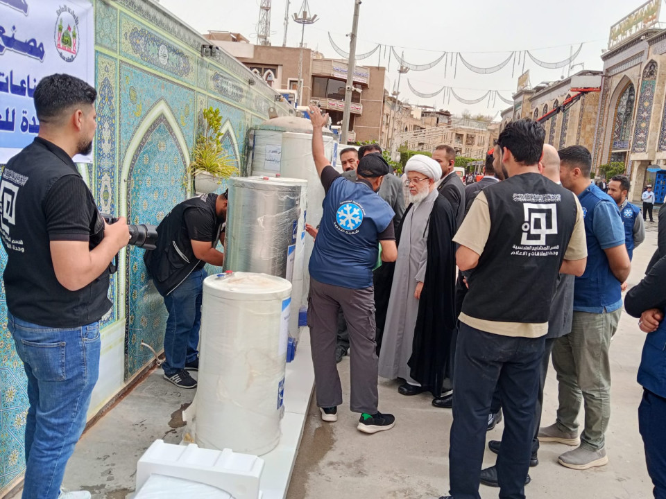 انتاجه (40) الف قطعة سنويا.. ممثل السيد السيستاني يطلع على احدث منتجات شركة نسيم الوارث دعما للصناعة الوطنية