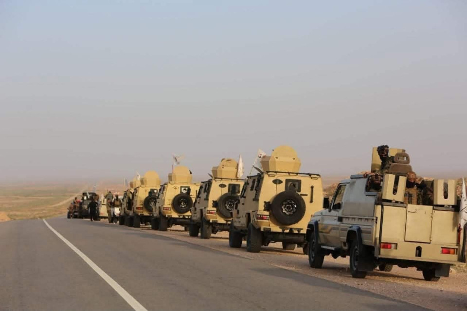 الحشد والجيش يطلقان عملية أمنية واسعة من أربعة محاور لفرض السيادة على بادية النجف وكربلاء