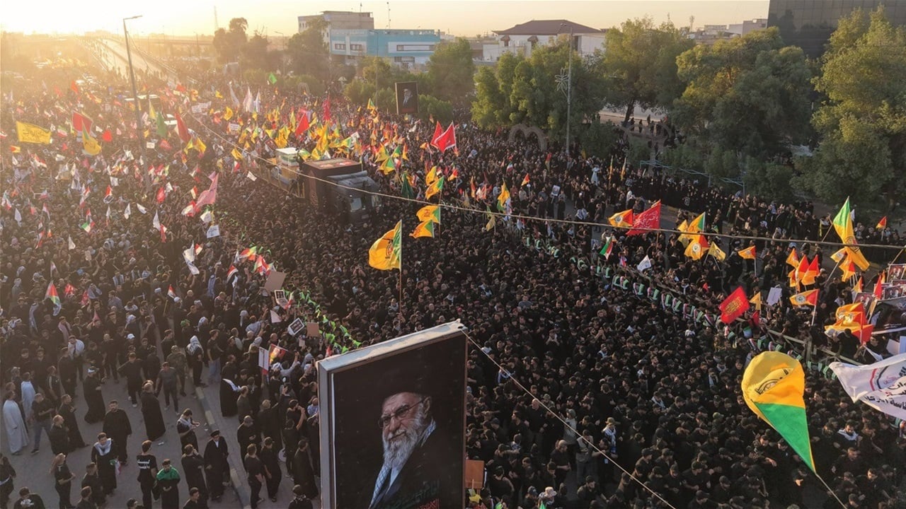 الحشد الشعبي: أكثر من مليوني مشارك بتشييع المرشد علي الخامنئي بالنجف الأشرف