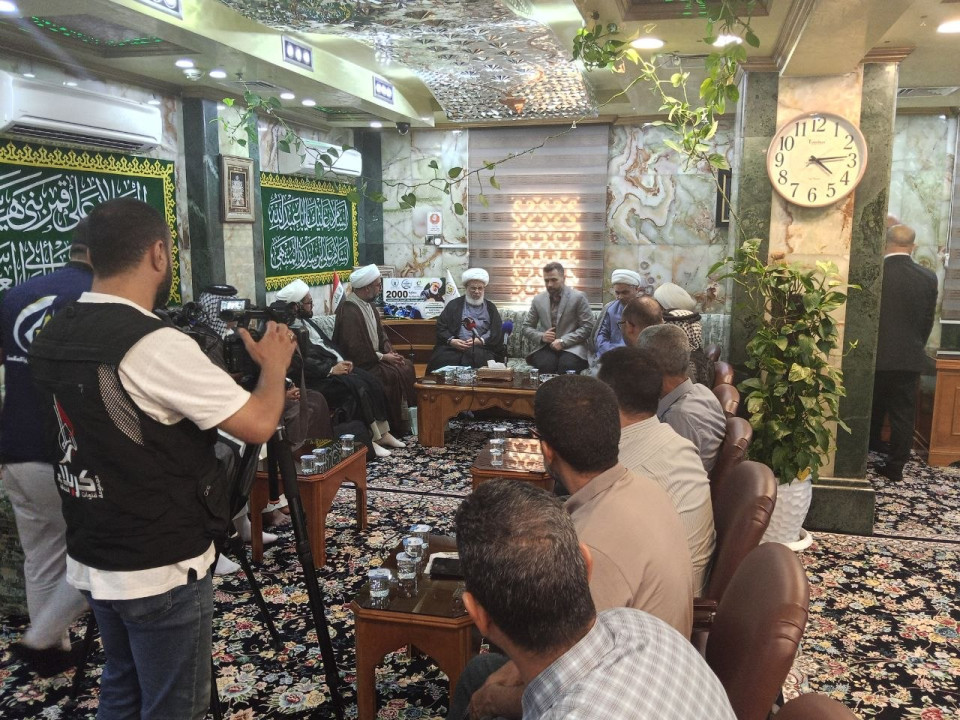 الشيخ الكربلائي يستقبل وفد من اهالي ذي قار:السيد السيستاني المظلة الابوية لنا والعتبة الحسينية  لن تُبقى مريض في المحافظة الا وياخذ استحقاقه من العناية الطبية