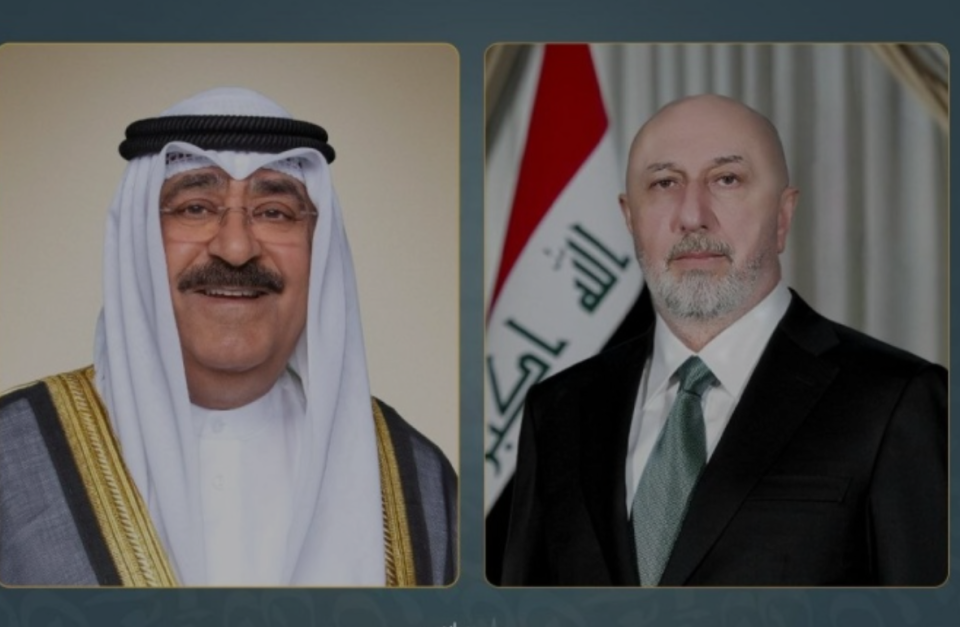 رئيس الجمهورية يبحث مع أمير الكويت العلاقات الثنائية وتطورات المنطقة