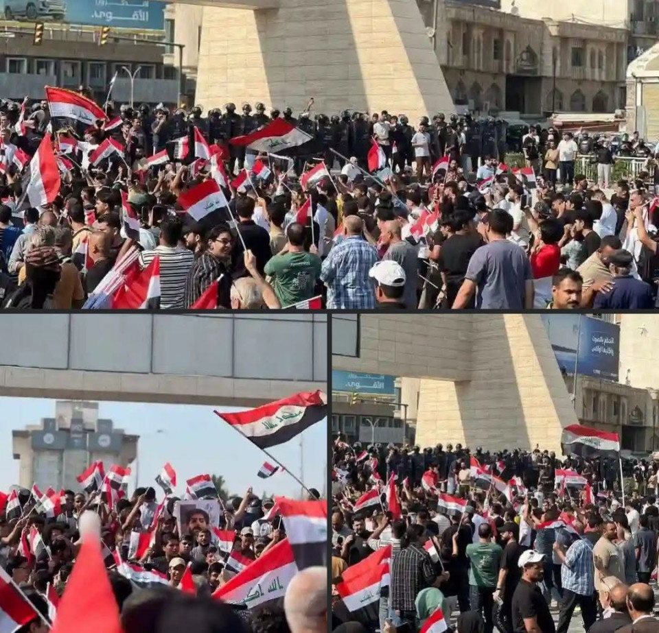 بعد رسالة الزيدي.. انسحاب جميع المتظاهرين من ساحة التحرير