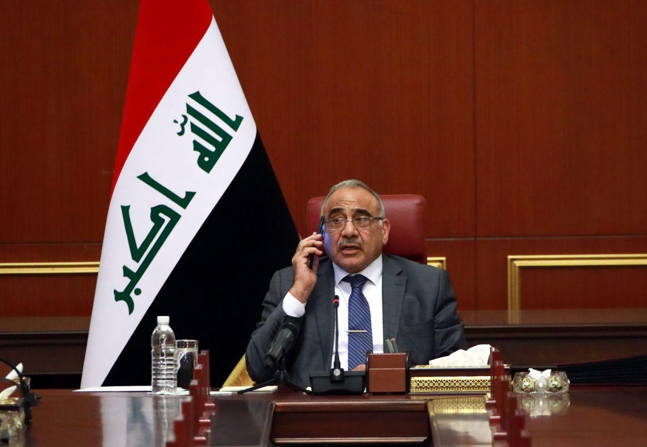 عبد المهدي يتلقى اتصالا من امير الكويت