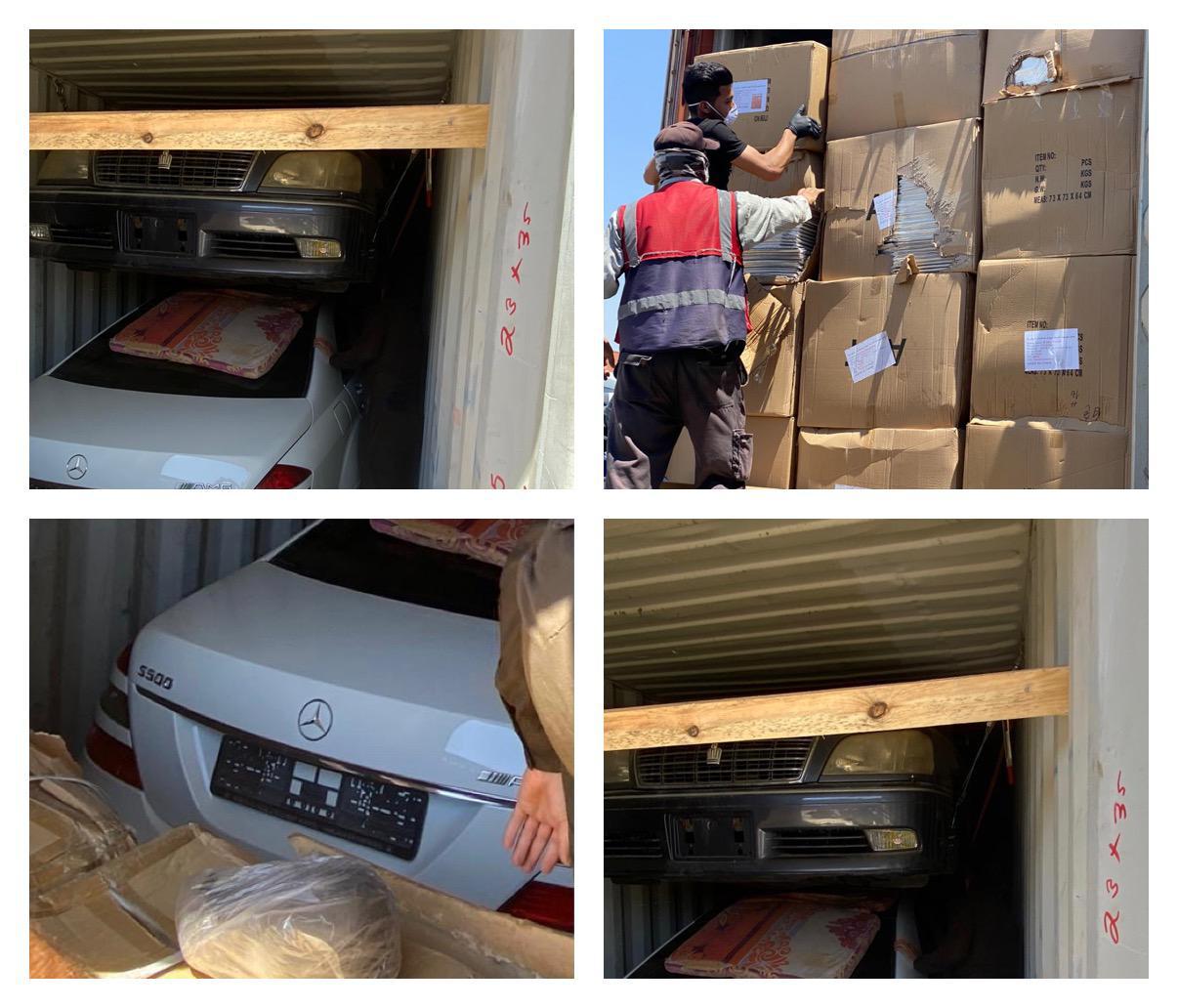 إحباط عملية  تهريب سيارات دون الموديل في مركز كمرك ام قصر الشمالي